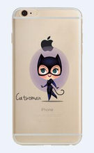ciciber Phone Case Marvel The Avengers  Batman DC Comics Superhero Soft Transparent Case Cover for IPhone 6 6S 7 8 Plus 5S SE X