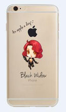 ciciber Phone Case Marvel The Avengers  Batman DC Comics Superhero Soft Transparent Case Cover for IPhone 6 6S 7 8 Plus 5S SE X