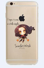 ciciber Phone Case Marvel The Avengers  Batman DC Comics Superhero Soft Transparent Case Cover for IPhone 6 6S 7 8 Plus 5S SE X