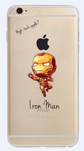 ciciber Phone Case Marvel The Avengers  Batman DC Comics Superhero Soft Transparent Case Cover for IPhone 6 6S 7 8 Plus 5S SE X