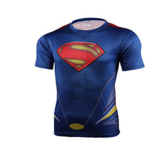 short sleeve superman 3 D Printed T-shirts