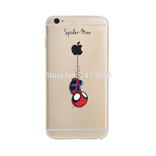 ciciber Marvel Comics DC Comics Iron Man Spider-Man joker Batman soft silicone cover Case for iphone 7 6 6S 8 plus 5S SE X