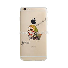 ciciber Marvel Comics DC Comics Iron Man Spider-Man joker Batman soft silicone cover Case for iphone 7 6 6S 8 plus 5S SE X