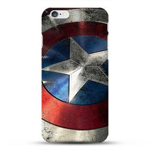 Marvel Avengers Case for coque iphone 7 8 6s Plus 5s SE Deadpool Spiderman Captain America Shield Ironman Superhero Phone Covers