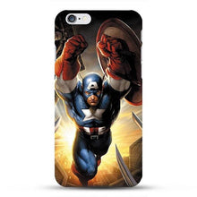 Marvel Avengers Case for coque iphone 7 8 6s Plus 5s SE Deadpool Spiderman Captain America Shield Ironman Superhero Phone Covers