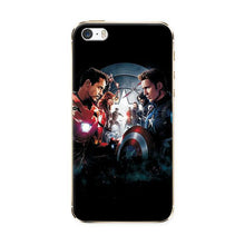 Phone Cases For Iphone 5 5S SE Soft TPU Super Charming Marvel Avengers Heroes Case Cover For Iphone 5 SE 5S 4.0 inch Funda