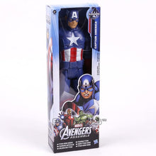 Marvel Titan Hero Series Captain America Thor Iron Man Spiderman Logan Iron Patriot PVC Action Figure Kids Toy Gift 12inch 30cm
