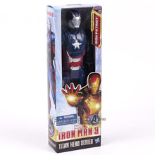 Marvel Titan Hero Series Captain America Thor Iron Man Spiderman Logan Iron Patriot PVC Action Figure Kids Toy Gift 12inch 30cm