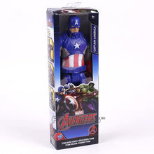Marvel Titan Hero Series Captain America Thor Iron Man Spiderman Logan Iron Patriot PVC Action Figure Kids Toy Gift 12inch 30cm