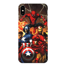 Marvel Super Hero Superman Case Cover for iPhone X 8 Plus 7 6 6s Phone Cases Deadpool Batman Avengers for iPhone 7Plus iPhone7