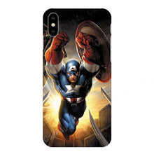 Marvel Super Hero Superman Case Cover for iPhone X 8 Plus 7 6 6s Phone Cases Deadpool Batman Avengers for iPhone 7Plus iPhone7