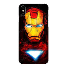 Marvel Captain America Shield Superhero Case Cover for iPhone X 7 8 Plus 6 6s iPhoneX iron Man Spiderman Case Comic accessories
