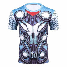 New Men Youth 3D T-Shirt Marvel Superhero Spiderman Ironman T Shirt Man Fitness tee Compression Shirt High elastic Tights