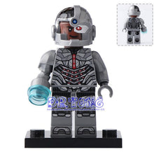 DR TONG Single Sale X0167 Super Heroes Marvel Superman Cybog The Flash Aquaman Bizarro Mister Fantastic Building Blocks Toys