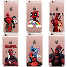 Funny Spiderman Comics Unicorn Deadpool Marvel Hard Phone Case Cover For iPhone 5 5S SE 6 6S Plus X 7 7Plus 8 8Plus