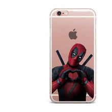Funny Spiderman Comics Unicorn Deadpool Marvel Hard Phone Case Cover For iPhone 5 5S SE 6 6S Plus X 7 7Plus 8 8Plus