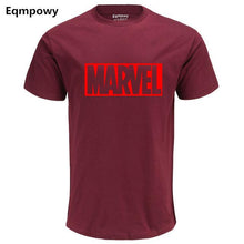 Eqmpowy 2017 New Fashion MARVEL t-Shirt men cotton short sleeves Casual male tshirt marvel t shirts men tops tees Free shipping