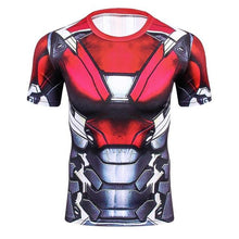 Batman Spiderman Venom Ironman Superman Captain America X-man Punisher Marvel Compression T shirt Avengers Superhero mens