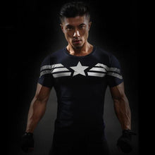 marvel batman compression shirt fitness
