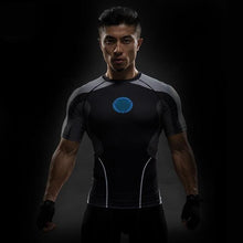 marvel batman compression shirt fitness