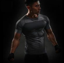 marvel batman compression shirt fitness