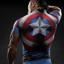 marvel batman compression shirt fitness