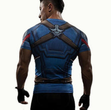 marvel batman compression shirt fitness
