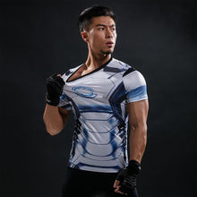 marvel batman compression shirt fitness