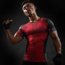 marvel batman compression shirt fitness