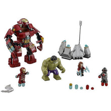 7110 Compatible With LegoINGly Marvel Super Heroes 76031 Avengers Building Blocks Ultron Figures Iron Man Hulk Buster Bricks Toy