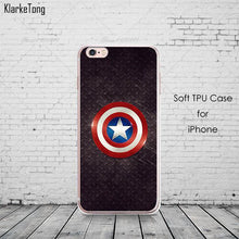 Cool Marvel Transparent TPU Case Cover For iPhone 6 6s 5 5s se 7 7Plus 8 X Batman Joker Superman Comics Pattern Coque