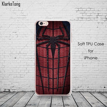Cool Marvel Transparent TPU Case Cover For iPhone 6 6s 5 5s se 7 7Plus 8 X Batman Joker Superman Comics Pattern Coque