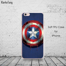 Cool Marvel Transparent TPU Case Cover For iPhone 6 6s 5 5s se 7 7Plus 8 X Batman Joker Superman Comics Pattern Coque