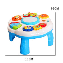 Baby Kids Musical Table Pre Kindergarten Early Educational Toy Development Activity Centers Music Learing Table for Toddlers