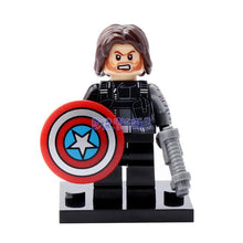 DR.TONG Marvel Super Heroes Falcon Spider-Man Iron Man She-Hulk Black Panther Captain America 3 Civil War Building Blocks Toys