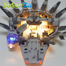SuSenGo Only Led Light For 05007 Up Kit For Star Wars Millennium Falcon Building Block Marvel Light Compatible With 75105