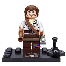 Single Captain Pirates of The Caribbean Jack Sparrow Classic movie figure building blocks models bricks toys for children kit