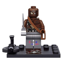 Single Captain Pirates of The Caribbean Jack Sparrow Classic movie figure building blocks models bricks toys for children kit