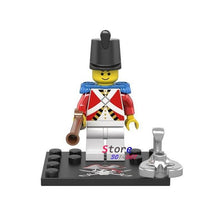 Single Captain Pirates of The Caribbean Jack Sparrow Classic movie figure building blocks models bricks toys for children kit