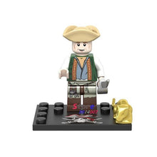 Single Captain Pirates of The Caribbean Jack Sparrow Classic movie figure building blocks models bricks toys for children kit