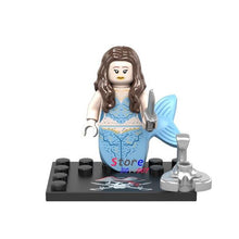 Single Captain Pirates of The Caribbean Jack Sparrow Classic movie figure building blocks models bricks toys for children kit