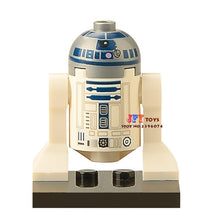 Single star wars superhero R2D2 R2-D2 The Last Jedi Droid Robot building blocks model bricks toys for children brinquedos menino