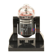 Single star wars superhero R2D2 R2-D2 The Last Jedi Droid Robot building blocks model bricks toys for children brinquedos menino