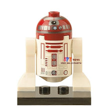 Single star wars superhero R2D2 R2-D2 The Last Jedi Droid Robot building blocks model bricks toys for children brinquedos menino
