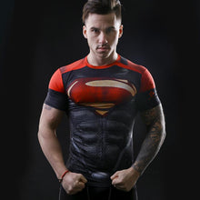 marvel batman compression shirt fitness