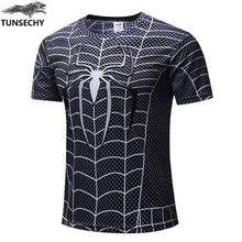 TUNSECHY 2017 Captain America T Shirt 3D Printed T-shirts Men Marvel Avengers iron man War Fitness Clothing Male Crossfit Tops
