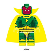 Single Super Hero Luke Cage Iron Man Vision Whiplash Jessica Jones Red Widow Ms. Marvel Cassidy building blocks toy for children