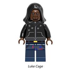 Single Super Hero Luke Cage Iron Man Vision Whiplash Jessica Jones Red Widow Ms. Marvel Cassidy building blocks toy for children