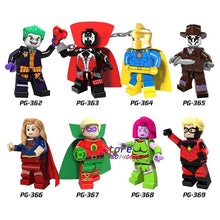 Single Super Hero Doctor Fate Green Lantern Blink Mar-Vell Supergirl Joker building blocks models bricks toys for children kits