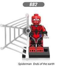 Single superhero Marvel Spider-Man Homecoming Iron Man building blocks brick hobby toys for children kits gift brinquedos menino
